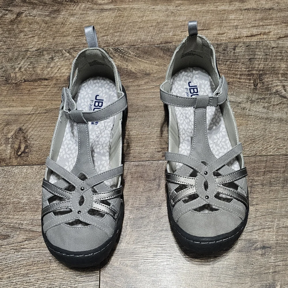 Jbu memory foam Cushioned sandals women's size 7
